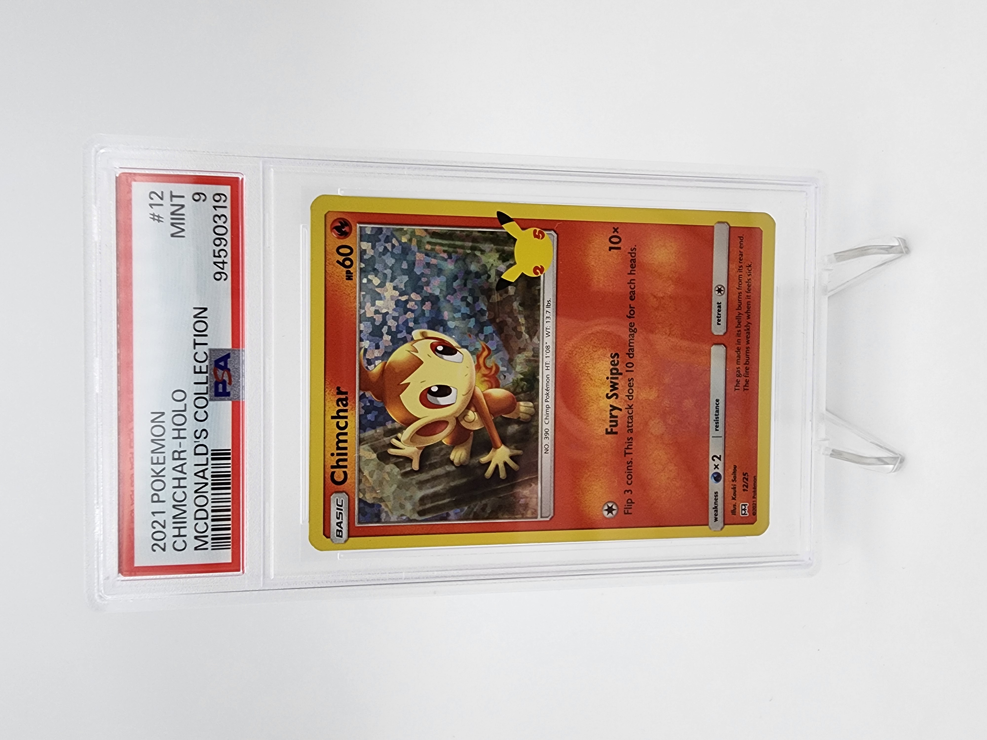 Chimchar - Holo McDonalds 2021 Collection MT 9